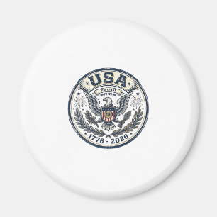 USA 250 Jahre Freiheit Vintage Adler Abzeichen Shi Magnet