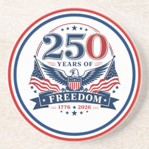 USA 250 Jahre Freiheits-Patriotischer-Adler-Design Getränkeuntersetzer
