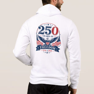 USA 250 Jahre Freiheits-Patriotischer-Adler-Design Hoodie