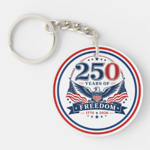 USA 250 Jahre Freiheits-Patriotischer-Adler-Design Schlüsselanhänger