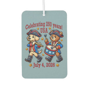 USA 250 Jahre Jubiläum Souvenir - Patriotic Autolufterfrischer