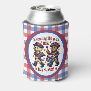 USA 250 Jahre Jubiläum Souvenir - Patriotic Dosenkühler