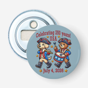 USA 250 Jahre Jubiläum Souvenir - Patriotic Flaschenöffner