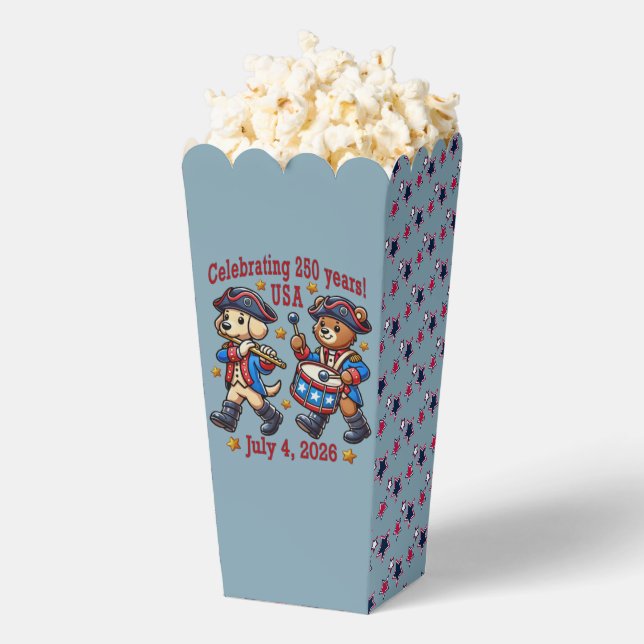 USA 250 Jahre Jubiläum Souvenir - Patriotic Geschenkschachtel (Geplatzt)
