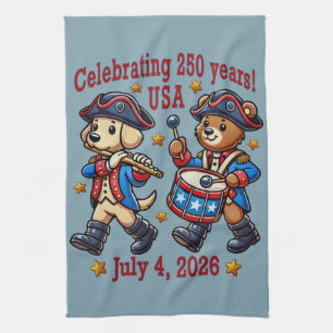 USA 250 Jahre Jubiläum Souvenir - Patriotic Geschirrtuch