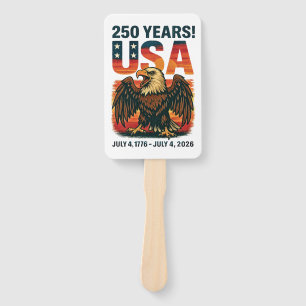 USA 250 Jahre – Patriotischer Weißkopfseeadler 4. Fächer