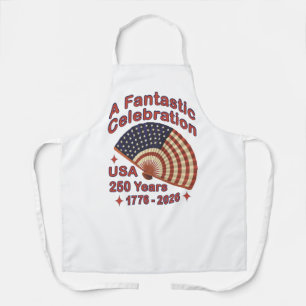 USA 250 Jahre patriotisches Fandesign – 1776-2026  Schürze