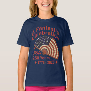 USA 250 Jahre patriotisches Fandesign – 1776-2026 T-Shirt