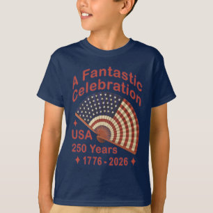 USA 250 Jahre patriotisches Fandesign – 1776-2026 T-Shirt