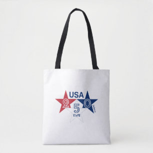 USA 250 Jahre - Rot blau und weiße Sterne Design