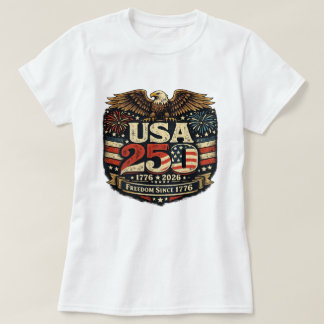 USA 250. Jahrestag 1776-2026 Frauen Patriotisch T-Shirt
