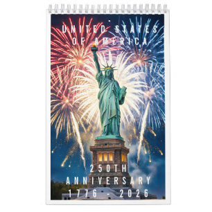 USA 250. Jahrestag 1776-2026 Kalender