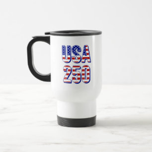 USA 250. Jahrestag 1776-2026 Patriotisches Amerika Reisebecher
