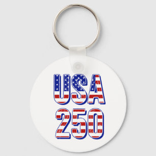 USA 250. Jahrestag 1776-2026 Patriotisches Amerika Schlüsselanhänger