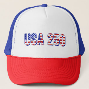 USA 250. Jahrestag 1776-2026 Patriotisches Amerika Truckerkappe