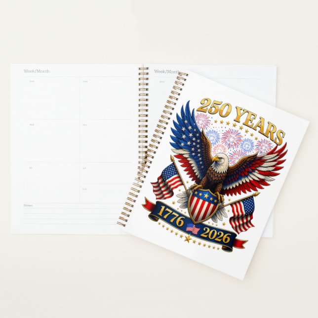 USA 250. Jahrestag 1776-2026 Planer (Anzeige)