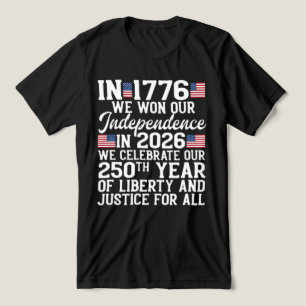 USA 250. Jahrestag 1776-2026 Unabhängigkeitstag Tri-Blend Shirt