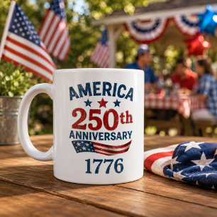 USA 250. Jahrestag 1776 Erbe Kaffeetasse