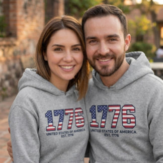 USA 250 Jahrestag 1776 Vintage Amerikanische Flagg Hoodie
