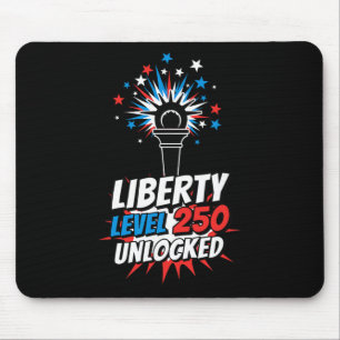 USA 250. Jahrestag 250 Jahre Freiheit Stufe 250 Mousepad