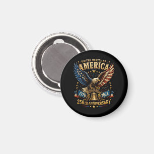 USA 250. Jahrestag Adler Magnet