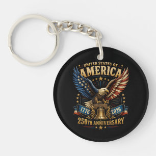 USA 250. Jahrestag Adler Schlüsselanhänger