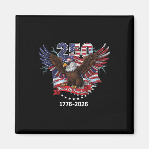 USA 250. Jahrestag Halbjahrtausendfeier 1776-2026 Magnet