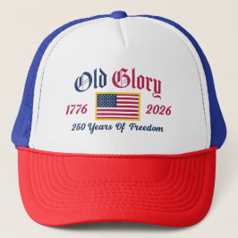 USA 250. Jahrestag "Old Glory" Hut Truckerkappe