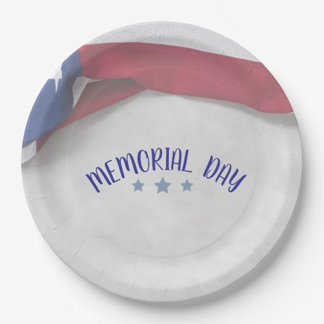 USA 250. Jahrestag  Pappteller (Vorderseite)