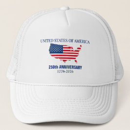 USA 250. Jahrestag  Truckerkappe