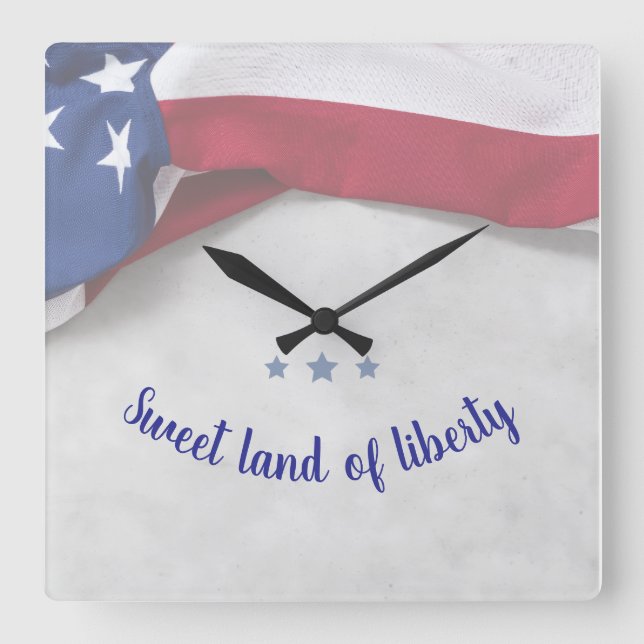 USA 250. Jahrestag Wanduhr (Vorderseite)