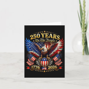 USA 250. Jubiläum 4. Juli 250 Jahrestag Karte