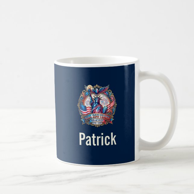 USA 250. Jubiläum 4. Juli Kaffeetasse (Rechts)