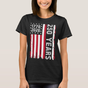USA 250. Jubiläum 4. Juli Unabhängigkeit T-Shirt