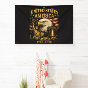 USA 250. Jubiläum Adler Banner