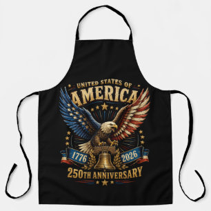 USA 250. Jubiläum Adler Schürze