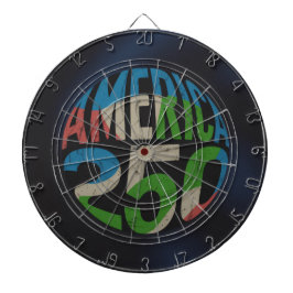 USA 250. Jubiläum Dartscheibe