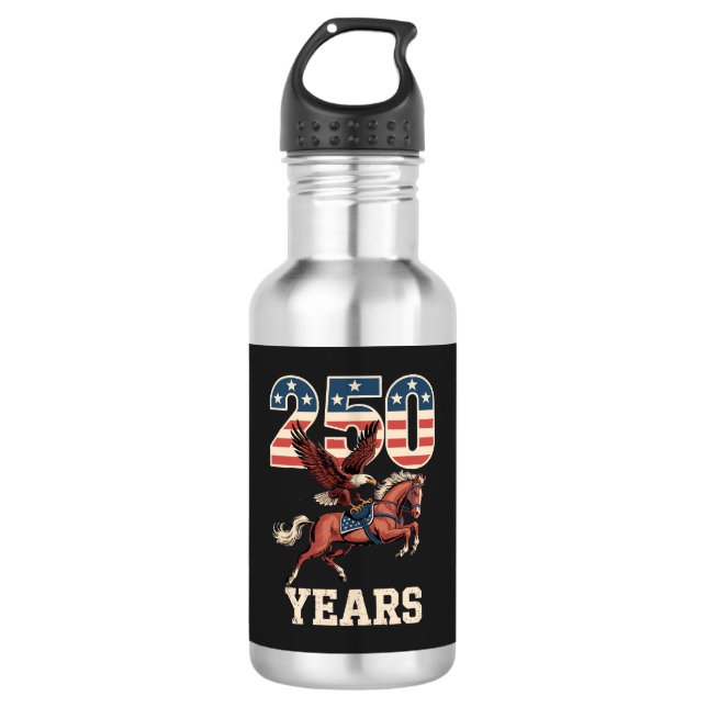 USA 250. Jubiläum Edelstahlflasche (Vorderseite)