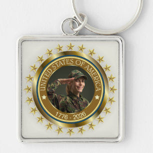 USA 250. Jubiläum I Patriotisch 1776-2026 Schlüsselanhänger