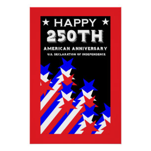 USA 250. Jubiläum Semiquincentennial Party Poster