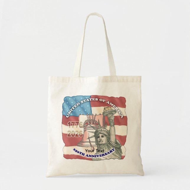 USA 250. Jubiläum  Tragetasche (Vorne)
