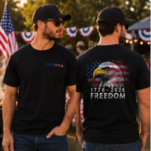 USA 250. Jubiläum Vintage Adler 1776-2026 T-Shirt