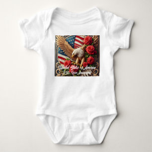 USA 250. Jubiläums-Baby-Body Baby Strampler