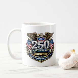 USA 250. Jubiläums-Kaffeetasse Kaffeetasse