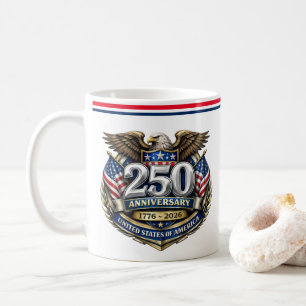 USA 250. Jubiläums-Kaffeetasse Kaffeetasse