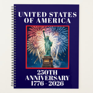 USA 250. Jubiläums-Patriotischer Planer