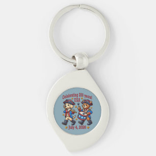 USA 250. Jubiläums-Souvenir - Patriotisch Schlüsselanhänger