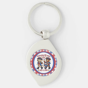 USA 250. Jubiläums-Souvenir - Patriotisch Schlüsselanhänger