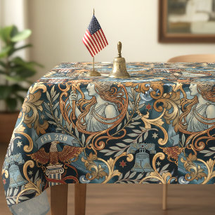 USA 250 Liberty Art Nouveau Muster ID1302 Tischdecke