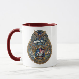 USA 250 Mug - 250th Anniversary Commemorative Gift Tasse
